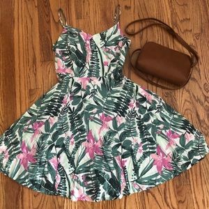 Floral spaghetti strap dress